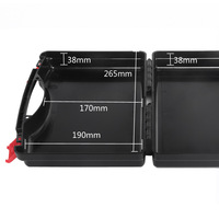 Disque dur portable personnalisé Boîtier USB externe Conteneur en plastique Portable Transport facile Mousse personnalisée