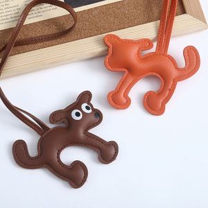 Wholesale Luxury Leather Gift Pony Handbag Pendant Women Animal <b>Ornament</b> Car Keychain Designer Dog Bag Charms - Product Image 6
