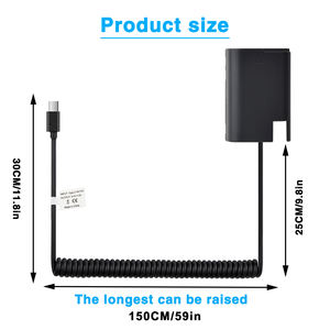 Batería Ficticia DMW-BLK22 DMWBLK22 BLK22 con Tipo-C para Cámaras Panasonic <span class=keywords><strong>Lumix</strong></span> S5, S5 II, GH6, <span class=keywords><strong>GH5</strong></span> II, G9 II - Product Image 4