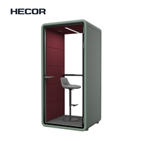 Mini cabine de bureau insonorisée pour la vie privée à l'intérieur, facile à installer, moderne et populaire, pour la maison