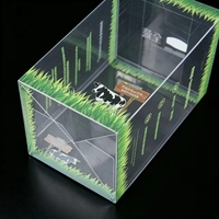 Boîte pliable écologique en PVC/PET transparent avec fenêtre, emballage plastique pour appareils électroniques, appareils photo, écouteurs, montres connectées, poupées et cadeaux