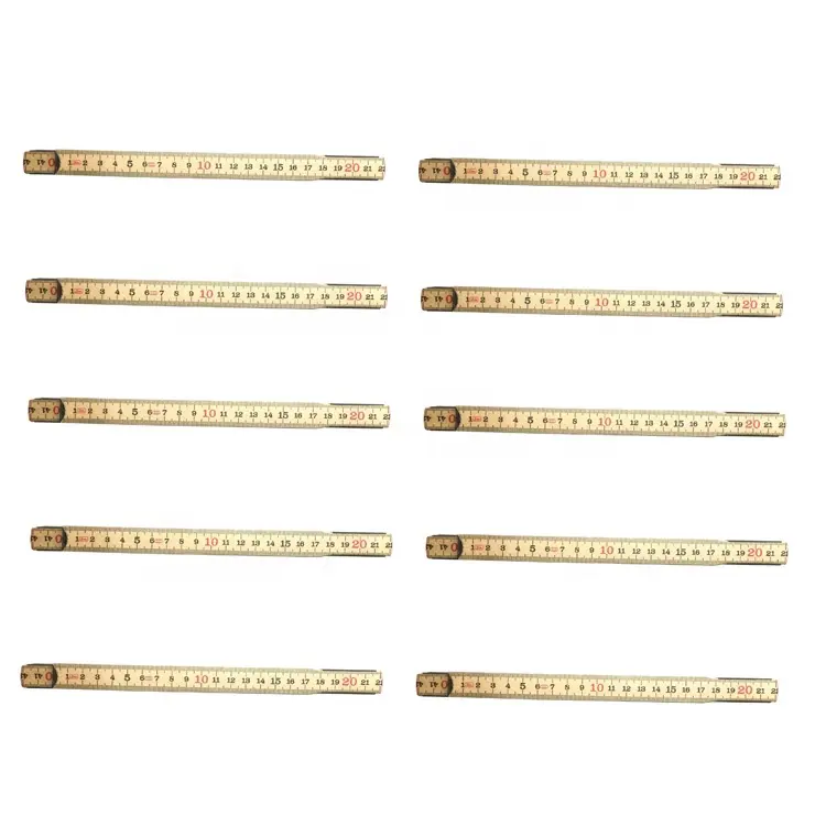 10 шт./упаковка, деревянные складные линейки, 2 м