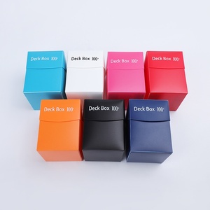 Caja de Almacenamiento con Tapa Abatible para Tarjetas Coleccionables de MTG, Pokémon y Deportes, Caja para Mazos de Tarjetas de Juego - Product Image 1