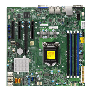 เมนบอร์ดเซิร์ฟเวอร์ X11SSM-F ซ็อกเก็ตเดี่ยว H4 LGA 1151 รองรับ 4DIMM สล็อต 64GB Unbuffered ECC DDR4 SATA3 เสถียรสำหรับระบบเซิร์ฟเวอร์ NAS - Product Image 1