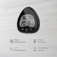 Jam Dinding Digital Presisi Profesional, Timer Pancuran Tahan Air Dapur Kamar Mandi