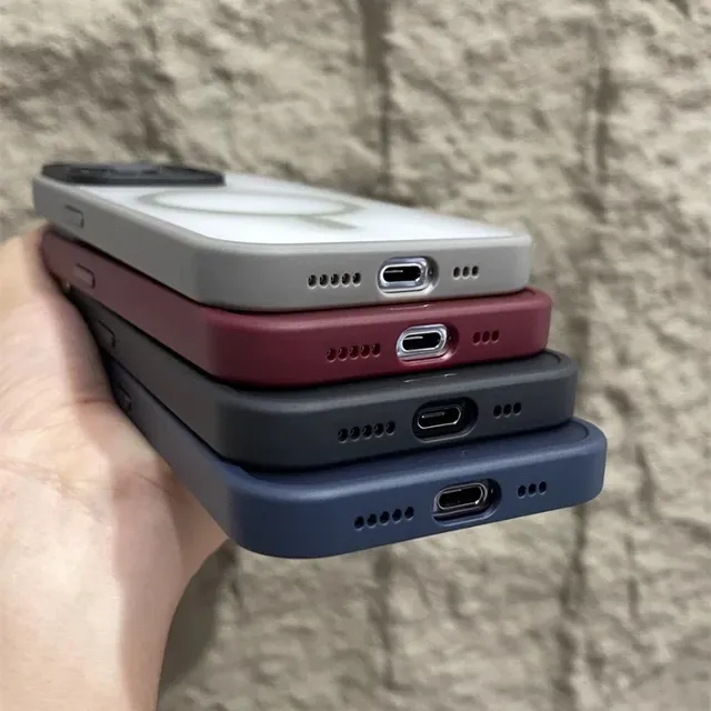 Matte Magnetic Original Phone Case for IPhone Air 17 16 15 14 12 11 13 Pro Max Plus Wireless Charging Protect Cover CHAOYIDIAN