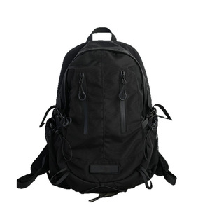 Sac à dos de sport d'extérieur 18 pouces en nylon avec compartiment pour ordinateur portable, bretelles réglables, pour les loisirs et les voyages, unisexe, orange vif - Product Image 2