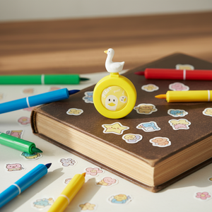 Little Duck Cartoon ABS Bookmarks-Large Size Reusable Gift for Book Lovers & Birthday Celebrations