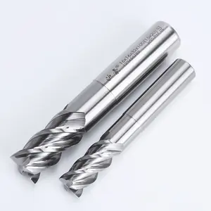 HUHAO AX38 High Precision CNC 6-20mm Carbide Cutting 4 Flute End Mill For Steel H04232401