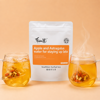 Té de Salud Premium de Astrágalo de Apple, Mezcla para la Vitalidad de las Personas Nocturnas, Sin Cafeína, con Dátiles Rojos y Bayas de Goji, en Bolsitas, Muestras de Té