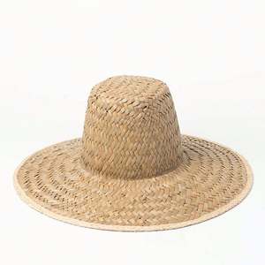 Chapeau de soleil rétro d'été à large bord en paille tressée, idéal pour la scène, les festivals, la plage et les occasions décontractées - Product Image 2