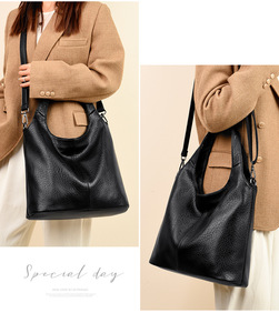 High Quality Designer Custom Logo Tote <b>Bag</b> Solid Pu Leather Lady <b>Bags</b> Women Crossbody Ladies Handbag for Women - Product Image 4