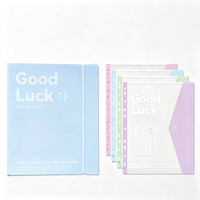 Carpeta de Anillas A4 Personalizada con 4 Bolsas Transparentes para Documentos, Organizador de PP Recargable para la Escuela y la Oficina
