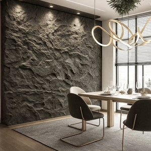 Panel de <span class=keywords><strong>piedra</strong></span> de PU de roca impermeable ignífugo para decoración de pared de dormitorio de Villa <span class=keywords><strong>piedra</strong></span> <span class=keywords><strong>Artificial</strong></span> de poliuretano Industrial para interiores y exteriores - Product Image 2