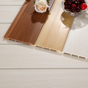 Pvc composite wall panel wpc ceiling tile foshan wood plastic for interior exterior <strong>decoration</strong> 120 12mm Rucca - Product Image 1