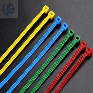 สายรัดพลาสติกไนลอนแบบมีซิปสีขาวดำ - Product Image 5