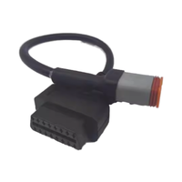 OBD2-Stecker 4-polig Deutsch-Stecker Automobil-Diagnosekabel Verzinnter Kupferleiter