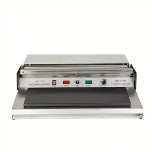 HW-450 Automatic Tray Sealing and Film Wrapping Machine for Food and Beverage Packaging Semi-Automatic Grade for Restaurants