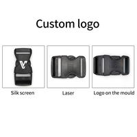 Accessoires pour sacs à dos : Boucles de réglage à fermoir rapide, robustes et réglables (25mm, 38mm), crochets tactiques en G, anneaux en D et boucles de sangle pour sangles de fixation.