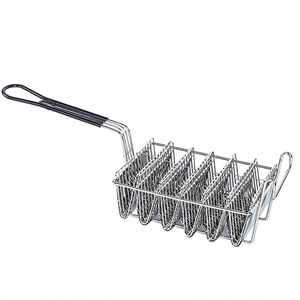 Canasta de Freír Multiusos Extraíble Antiadherente para Comercio Exterior, para Uso en Cocina Comercial, para Tacos, Tortillas, Papas Fritas y Pollo - Product Image 1