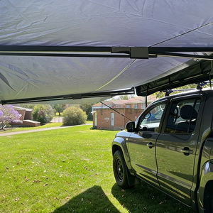 Auvent rétractable 270 degrés en aluminium imperméable 4x4, pare-soleil pour camping, tente de toit de voiture 270 avec coque rigide pour extérieur - Product Image 1