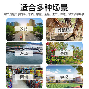 Caméra PTZ Wi-Fi 5Mp avec zoom optique 18X, étanche IP66, surveillance extérieure sans fil, caméra hémisphérique - Product Image 3