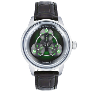 Montre mécanique automatique squelette pour homme, personnalisable en gros, mouvement squelette, étanche, boîtier en acier inoxydable 316L, verre saphir - Product Image 1