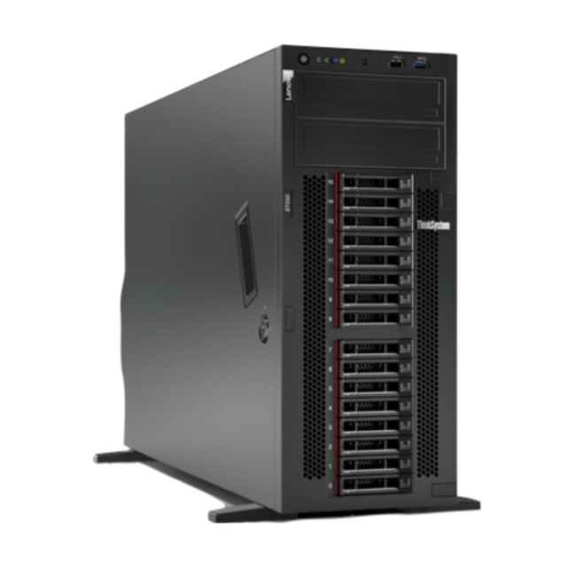 Flexible and Secure ThinkSystem ST558 4U Tower Server With Rack-Mount Support With Tow Intel Xeon Processor