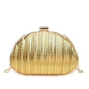 Sac à main de soirée pour femme de haute qualité avec fermoir fantaisie, sac à bandoulière rectangulaire de luxe personnalisé avec chaîne - Product Image 4