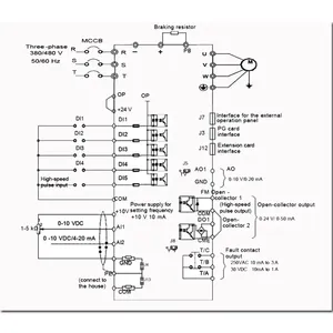 Industrial Control 380V 18.5kw HL790 Three-phase Inverter AC Variable Frequency Drive VFD