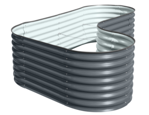 Boîte de jardinière surélevée <span class=keywords><strong>en</strong></span> métal galvanisé pour fleurs potagères - Product Image 1