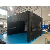 Cabine de golf mobile gonflable, cage d'entraînement de golf, simulateur de golf gonflable, tente de tir avec projecteur, utilisable en intérieur et en extérieur