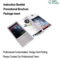 Autocollant clients Brochure commerciale dépliants Flyer imprimantes décoller dépliant personnalisé impression A5 Double face manuel Instruction