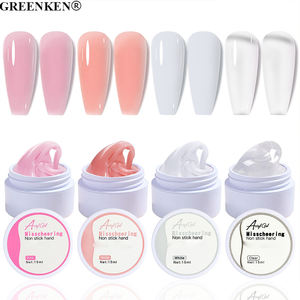 단단한 비 스틱 손 조각 쉐이핑 빠른 연장 살롱 특별 3D 부드러운 색상 변경 DIY 개인 라벨 네일 폴리 젤 - Product Image 2