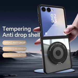 Z להעיף 7 6 5 במקרה טלפון במקרה מסתובב 360 שריון מעמד מגנטי + מגן מצלמה מגן מגן נקה סגנון - Product Image 3