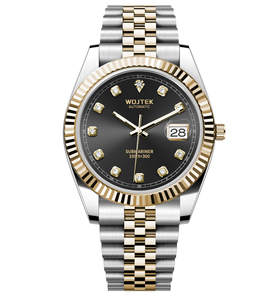 Reloj Mecánico de Lujo para Hombre, Fabricado en China, 40 mm, Cristal de Zafiro, Automático, con Calendario, Fecha, Reserva de Marcha, Estilo Buceo - Product Image 2