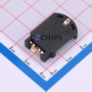 BS-08-B2BA013 Button & Strip Battery Connector SMD Connector Battery Holder CR2032 Phosphor Bronze - Product Image 2