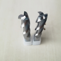 YASEN OEM/ODM Fraise à dégrossir spirale à 2 dents en carbure monobloc de haute précision pour centre d'usinage CNC et machine de gravure, pour fraisage en spirale