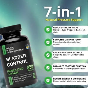 Capsules de soutien de la prostate pour hommes, marque privée OEM, <span class=keywords><strong>complexe</strong></span> de palmier nain, pygeum, ortie, champignon Reishi, formule personnalisée, 60 unités - Product Image 2