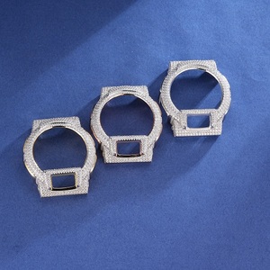 Bijoux de luxe Hip Hop <span class=keywords><strong>Gshock</strong></span>, <span class=keywords><strong>montre</strong></span> en argent sterling 925 sertie de diamants Moissanite VVS, lunette pour DW9052-1V - Product Image 6