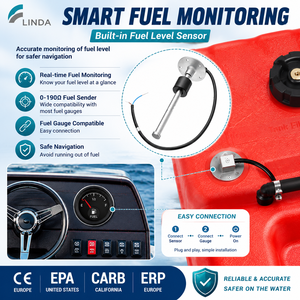 Réservoir de carburant marin Ce Epa Carb 120L avec capteur de niveau de carburant, réservoir de carburant portable en HDPE <span class=keywords><strong>pour</strong></span> <span class=keywords><strong>moteur</strong></span> <span class=keywords><strong>hors</strong></span>-<span class=keywords><strong>bord</strong></span>, autres fournitures marines - Product Image 2