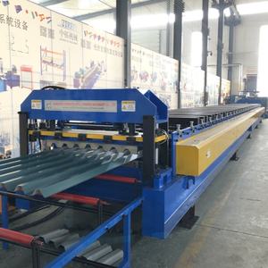 Mesin pembentuk gulungan ubin atap kumparan lembaran trapesium Baja seng aluminium berwarna cepat cepat cepat - Product Image 5