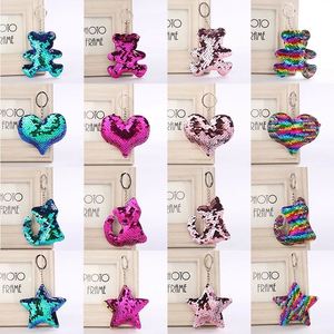 Lindo Llavero de Panda Rojo con Lentejuelas y Estrellas, Llavero de Animalito para Damas, Regalo para Mamá, Colgante para Coche, Bolso o Accesorio para Chicas - Product Image 6