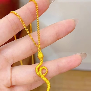 Nouveau Collier Serpent Ancien Spirituel Dharma, Bijou de Mariage Polyvalent et Tendance pour la Clavicule, Symbole du Zodiaque Chinois - Product Image 5