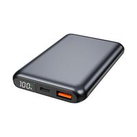 Portable Mini 10000mAh Voyage Power Bank Ultra Mince Charge Rapide 20W Puissance De Sortie Sans Fil Charge LED Affichage Type-C