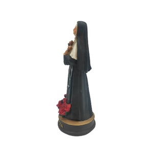 Resina personalizada <span class=keywords><strong>Santa</strong></span> <span class=keywords><strong>Rita</strong></span> estatua religiosa artesanía regalos cristianos decoración del hogar estatuilla productos religiosos católicos - Product Image 3