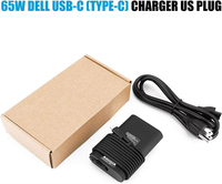 Pengisi Daya Laptop Adaptor Daya AC USB Tipe C 65W 45W untuk XPS 13 9380 9370 9365 9360 9350 LA65NM170 2YKOF 02YKOF CE/FCC