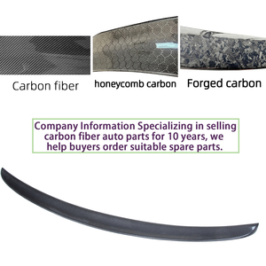 สำหรับ B9 B9.5ซีดาน S สไตล์คาร์บอนไฟเบอร์สปอยเลอร์ท้ายรถปีก2016-2023 - Product Image 4