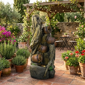 <span class=keywords><strong>Fontane</strong></span> <span class=keywords><strong>da</strong></span> <span class=keywords><strong>Giardino</strong></span> in Resina per Esterni con Luce LED - Product Image 4