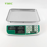 30KG Commerciële Kleine Elektronische Gram-Prijs Weegschaal voor Groenten en Fruit met LCD/LED Display, GS Gecertificeerd, 3 Jaar Garantie